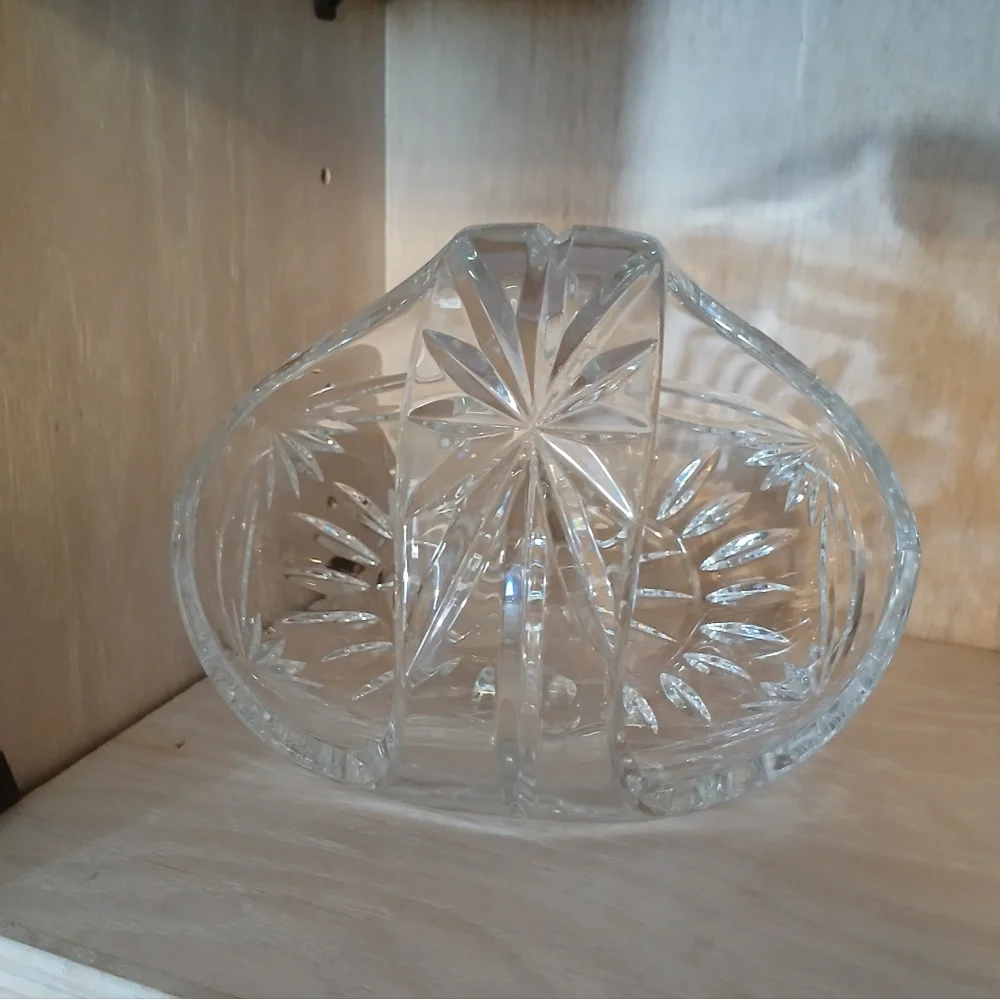 Vintage Basket with Handle, Candy Dish, Easter